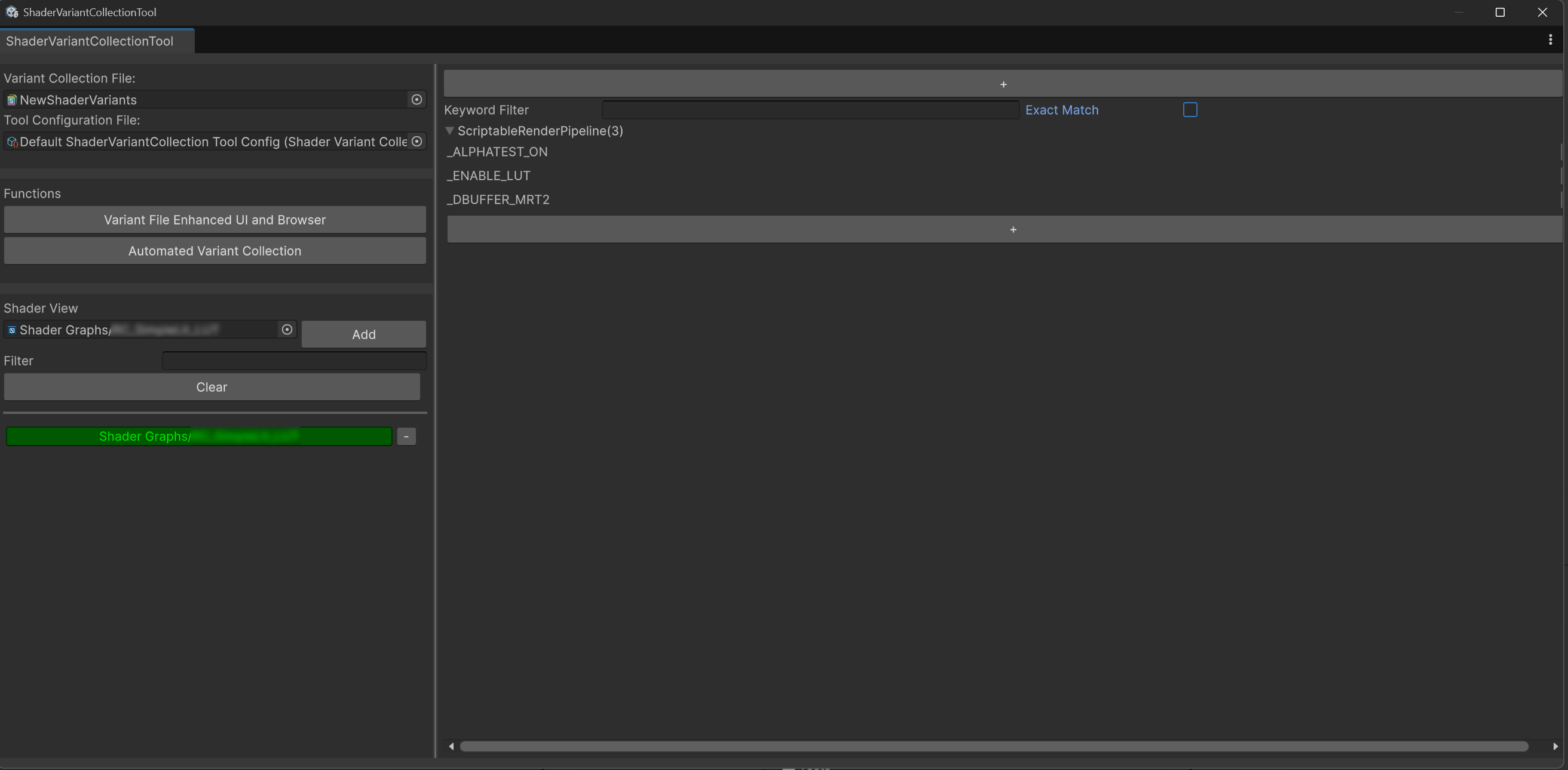 Variant browser
